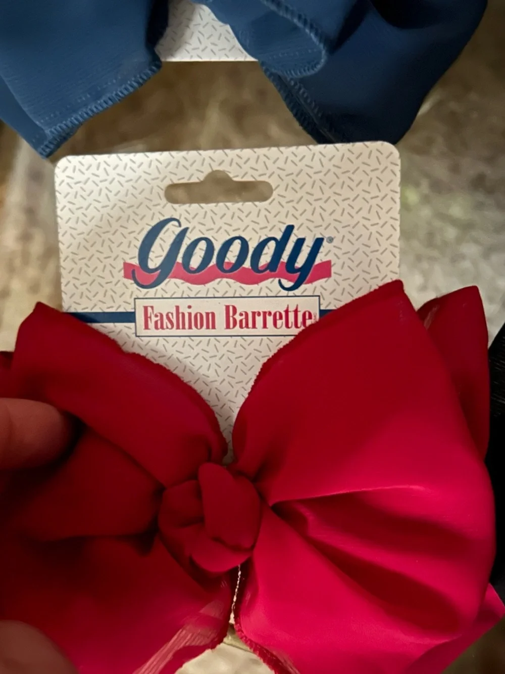 Vintage 1996 Goody Hair Bow Barrettes Set of 4 NOS Deadstock 90s